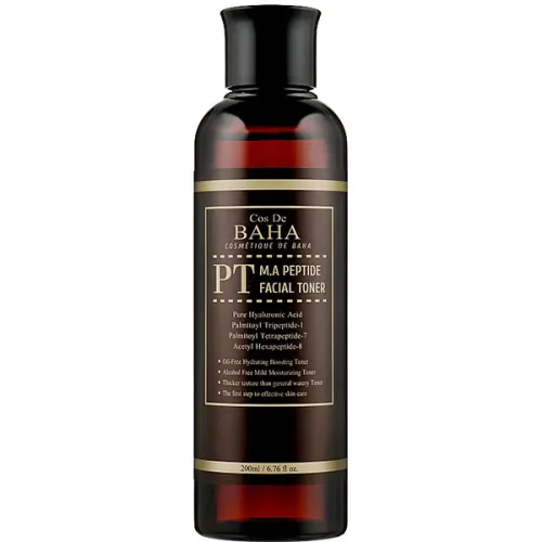 Тонер для лица Cos De Baha PT M.A Peptide Facial Toner с пептидами, 200 мл.