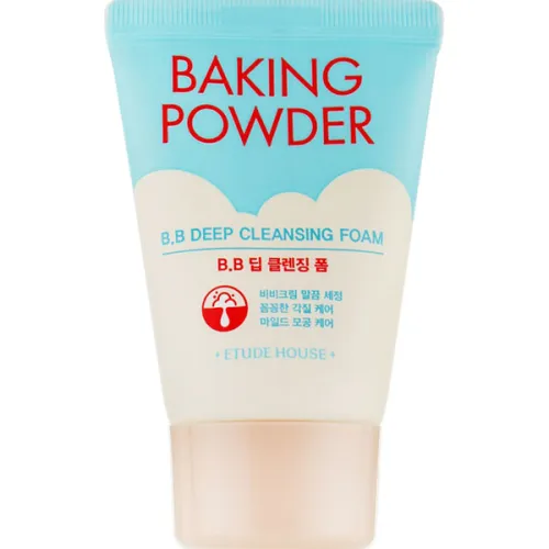 Пінка для глибокого очищення шкіри обличчя Etude House Baking Powder BB Deep Cleansing Foam, 30 мл.