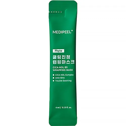 Успокаивающая маска-пленка для лица Medi Peel Phyto Cica-Nol B5 Wrapping Mask с экстрактом центеллы и кислотами, 70 мл.