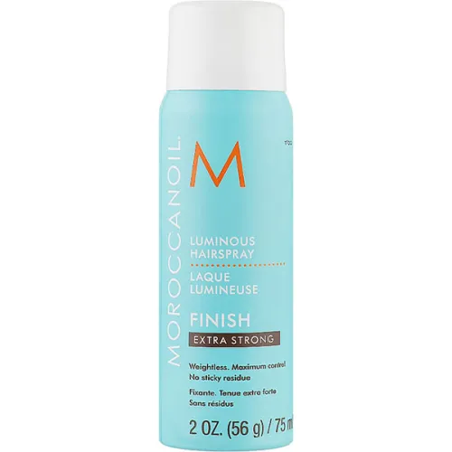Сияющий лак для волос экстра сильной фиксации Moroccanoil Luminous Hairspray Finish Extra Strong, 75 мл.