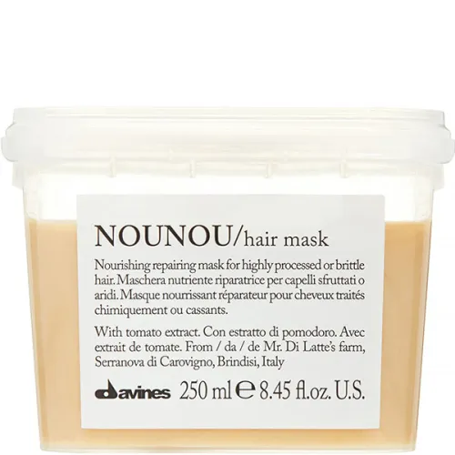 Восстанавливающая питательная маска для волос Davines Nounou Hair Mask, 250 мл.