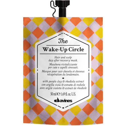 Маска анти-стресс для волос и кожи головы Davines The Wake Up Circle Mask, 50 мл.