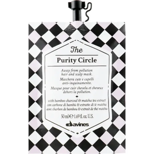 Маска-детокс для волос и кожи головы Davines The Purity Circle Mask, 50 мл.