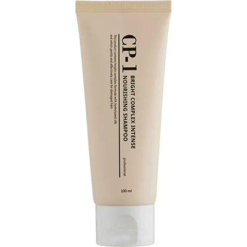 Интенсивно восстанавливающий шампунь CP-1 Bright Complex Intense Nourishing Shampoo с кератином, коллагеном и шелком, 100 мл.