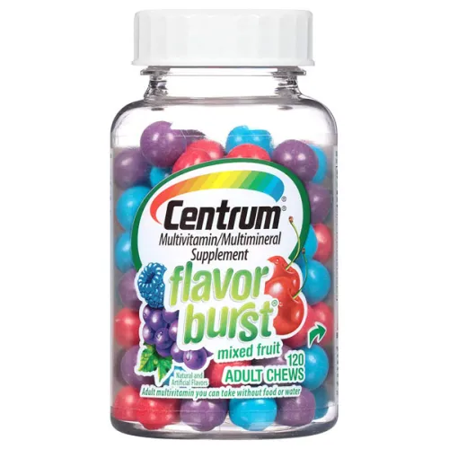 Мультивитаминный жевательный комплекс для взрослых Centrum Flavor Burst Adult Multivitamin Chews Mixed Fruit с ароматом