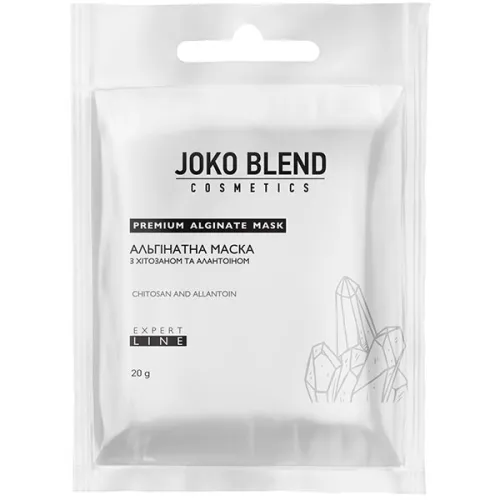 Альгінатна маска для обличчя Joko Blend Premium Alginate Mask Chitosan & Allantoin з хітозаном та алантоїном, 20 г.