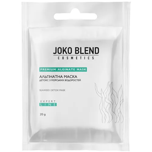 Альгінатна маска для обличчя детокс Joko Blend Premium Alginate Mask Seaweed Detox з морськими водоростями, 100 г.