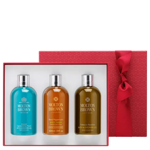 Набор гелей для душа и ванны Molton Brown Adventurous Experiences Bath & Shower Gel Gift Set, 3 шт. х 300 мл.
