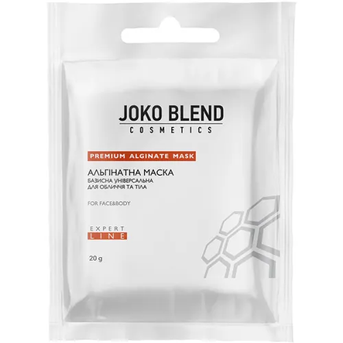 Альгінатна маска базисна універсальна для обличчя та тіла Joko Blend Premium Alginate Mask For Face & Body, 20 г.