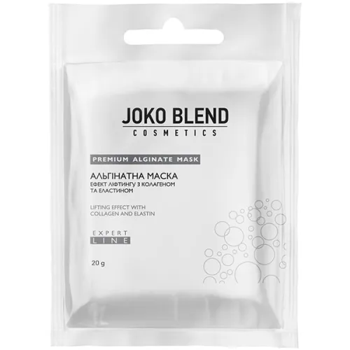 Альгінатна маска для обличчя Joko Blend Premium Alginate Mask Lifting Effect With Collagen & Ellastin з ефектом ліфтингу з
