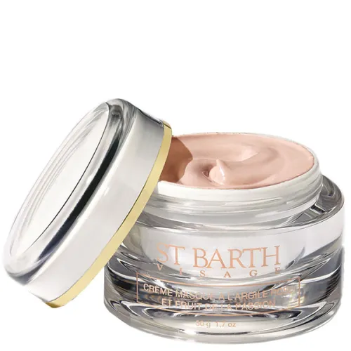 Крем-маска для лица Ligne St. Barth Cream Mask with Pink Clay and Passion Fruit с розовой глиной и экстрактом маракуйи, 50 г.