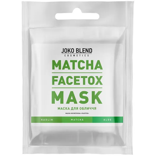 Маска для обличчя Joko Blend Matcha Facetox Mask, 20 г.