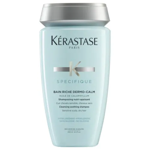 Шампунь для сухих и очень сухих волос и сухой кожи головы Kerastase Specifique Dermo-Calm Bain Riche Shampoo, 250 мл.
