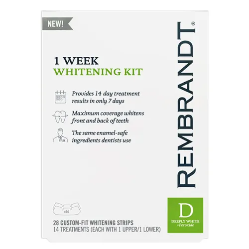 Отбеливающие полоски для зубов Rembrandt 1 Week Whitening Kit