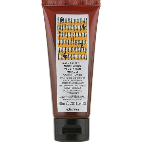Питательный кондиционер для волос Davines Nourishing Vegetarian Miracle Conditioner, 60 мл.