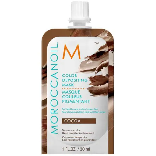 Оттеночная маска для волос «какао» Moroccanoil Color Depositing Mask Cocoa, 30 мл.