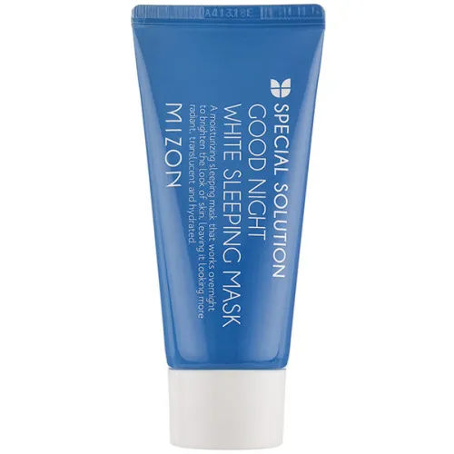 Нічна освітлювальна маска для обличчя Mizon Special Solution Good Night White Sleeping Mask з лавандою, 50 мл.