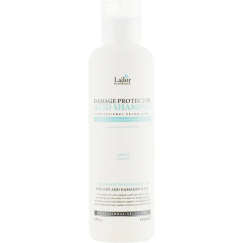 Безлужний шампунь для фарбованого волосся La’dor Damage Protector Acid Shampoo, 150 мл.