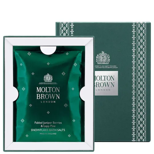 Соль для ванны «можжевельник и сосна» Molton Brown Fabled Juniper Berries & Lapp Pine Snowflake Bath Salts, 5 шт. х 30 г.