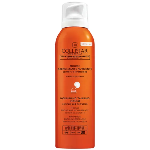 Солнцезащитная пенка для тела Collistar Nourishing Tanning Mousse SPF30, 200 мл.