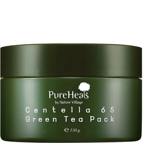 Відновлююча маска PureHeal’s Centella 65 Green Tea Capsule Pack з екстрактом центелли та зеленим чаєм, 100 мл.