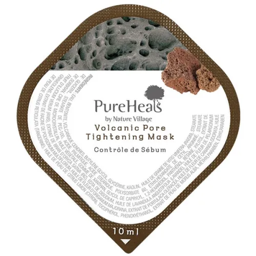 Маска для обличчя PureHeal’s Volcanic Pore Tightening Mask Capsule з вулканічним попелом, 10 мл.