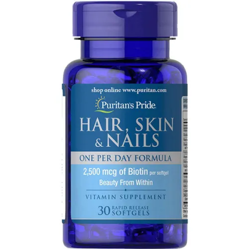 Мультивитаминный комплекс для волос, кожи и ногтей Puritan’s Pride Hair, Skin & Nails One Per Day Formula