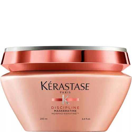 Зволожуюча маска для миттєвого розгладження неслухняного волосся Kerastase Discipline Maskeratine Masque, 200 мл.