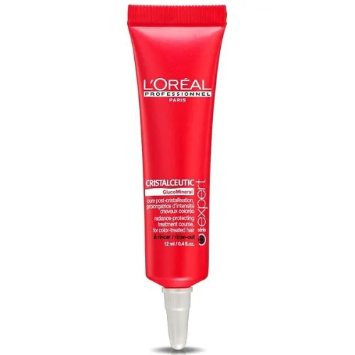 Засіб для догляду за фарбованим волоссям L’Oreal Professionnel Crystal Ceutic Gluco Mineral, 6 шт. x 12 мл.