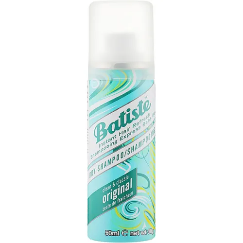 Сухой шампунь Batiste Dry Shampoo Clean & Classic Original с классическим ароматом, 50 мл.