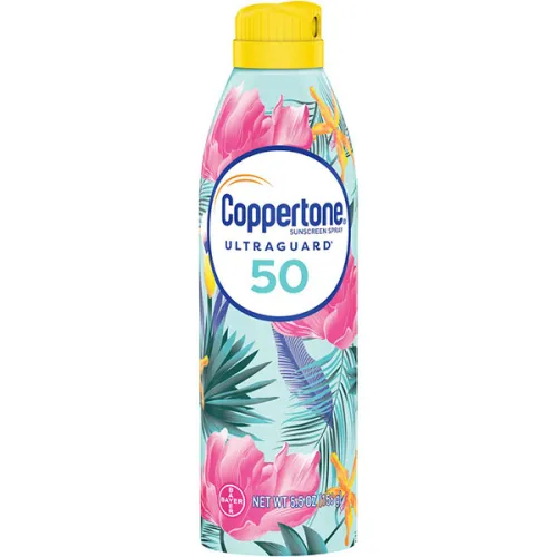 Сонцезахисний спрей для обличчя та тіла Coppertone Ultra Guard Sunscreen Continuous Spray SPF50, 156 г.