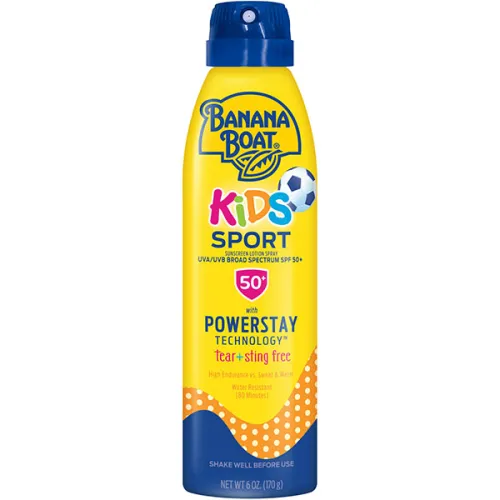 Дитячий сонцезахисний спрей для обличчя та тіла Banana Boat Kids Sport Sunscreen Spray SPF50+, 170 г.