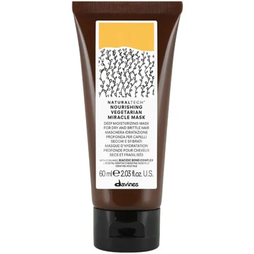 Интенсивно питающая маска для волос «вегетарианское чудо» Davines Nourishing Vegetarian Miracle Mask, 60 мл.