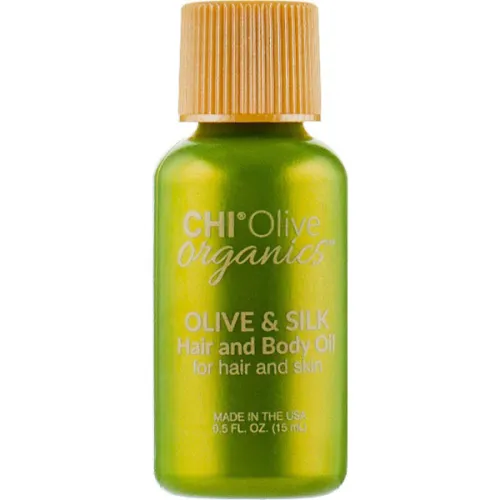 Шовкова олія для волосся та тіла CHI Olive Organics Olive & Silk Hair and Body Oil з оливою, 59 мл.