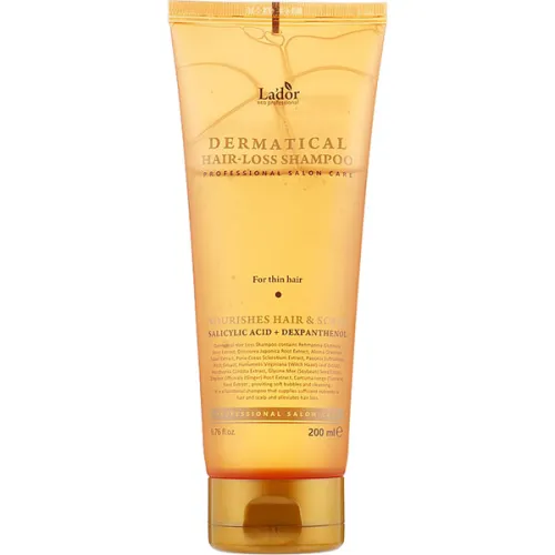 Укрепляющий шампунь от выпадения для тонких типов волос La’dor Dermatical Hair-Loss Shampoo For Thin Hair, 200 мл.