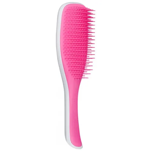 Універсальна щітка для волосся Tangle Teezer The Wet Detangler Popping Pink з ручкою «біло-рожева»