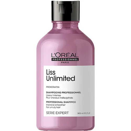 Шампунь для разглаживания непослушных волос L’Oreal Professionnel Serie Expert Liss Unlimited Professional Shampoo, 300 мл.