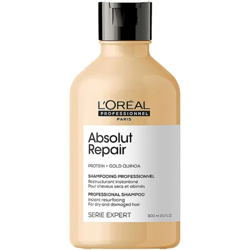 Відновлюючий шампунь для пошкодженого волосся L’Oreal Professionnel Serie Expert Absolut Repair Protein + Gold Quinoa