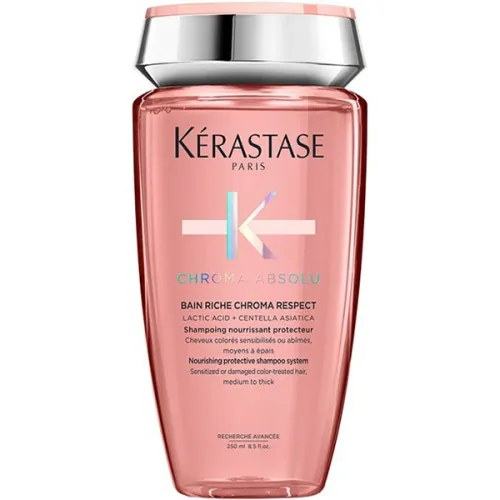 Шампунь-ванна для питания и защиты пористых окрашенных волос Kerastase Chroma Absolu Bain Riche Chroma Respect, 250 мл.