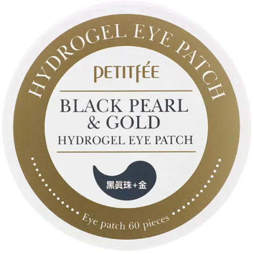 Гидрогелевые патчи для глаз Petitfee Black Pearl & Gold Hydrogel Eye Patch с золотом и черным жемчугом