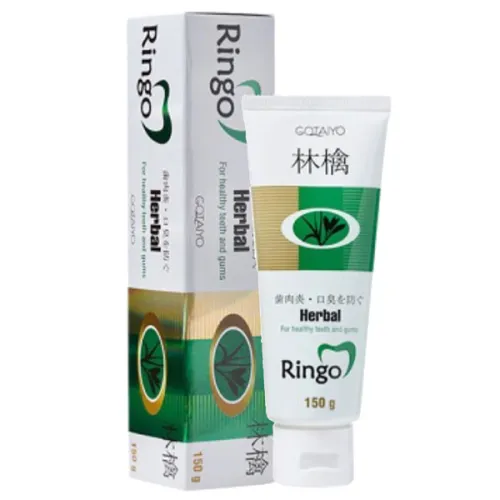 Зубна паста для профілактики та лікування карієсу Ringo Gotaiyo Ringo Herbal, 150 г.
