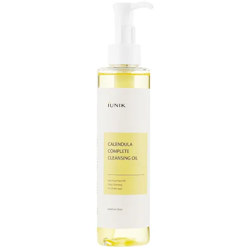 Гідрофільна олія для обличчя iUNIK Calendula Complete Cleansing Oil з екстрактом календули, 200 мл.