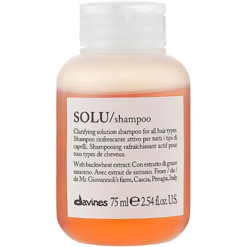 Освежающий шампунь для волос Davines Solu Refreshing Solution Shampoo, 75 мл.