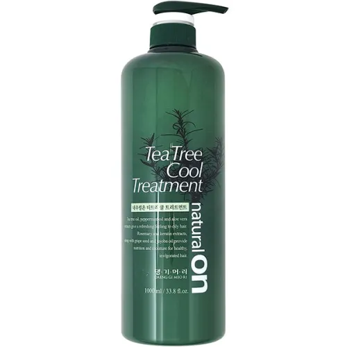 Охолоджуючий кондиціонер для волосся Daeng Gi Meo Ri Naturalon Tea Tree Cool Treatment на основі чайного дерева, 1000 мл.