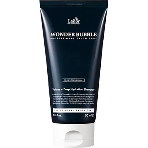 Зволожуючий шампунь для волосся La’dor Wonder Bubble Shampoo, 50 мл.