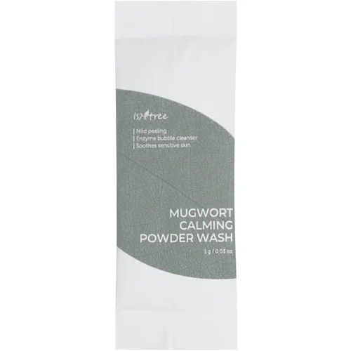 Заспокійлива ензимна пудра для вмивання IsNtree Mugwort Calming Powder Wash з екстрактом полину, 1 г.