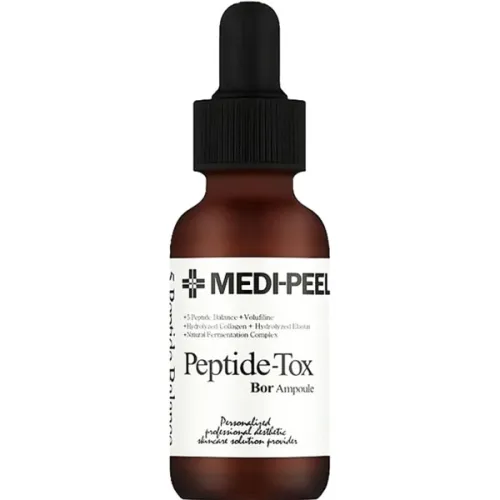 Антивозрастная ампульная сыворотка для лица Medi Peel Peptide-Tox Bor Ampoule с пептидным комплексом, 30 мл.