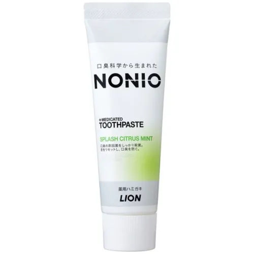 Зубная паста комплексного действия «цитрусовая мята» LION Nonio Medicated Toothpaste Splash Citrus Mint, 130 г.