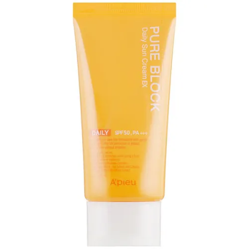 Солнцезащитный крем для лица A’pieu Pure Block Natural Daily Sun Cream EX SPF50 PA+++, 50 мл.