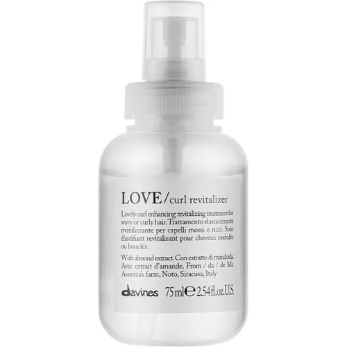 Восстанавливающий спрей для волнистых волос Davines Love Curl Revitalizer, 75 мл.